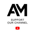 Black 'AM' logo with text 'Support Our Channel' and a YouTube play button icon on a white background.