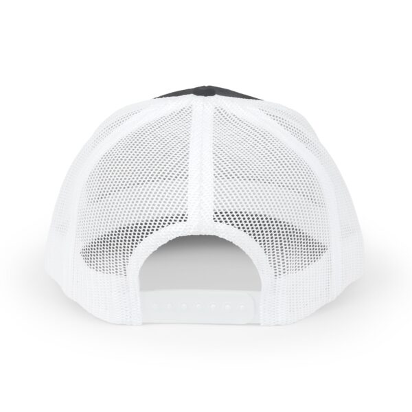 White AM Logo Trucker Hat - Image 2