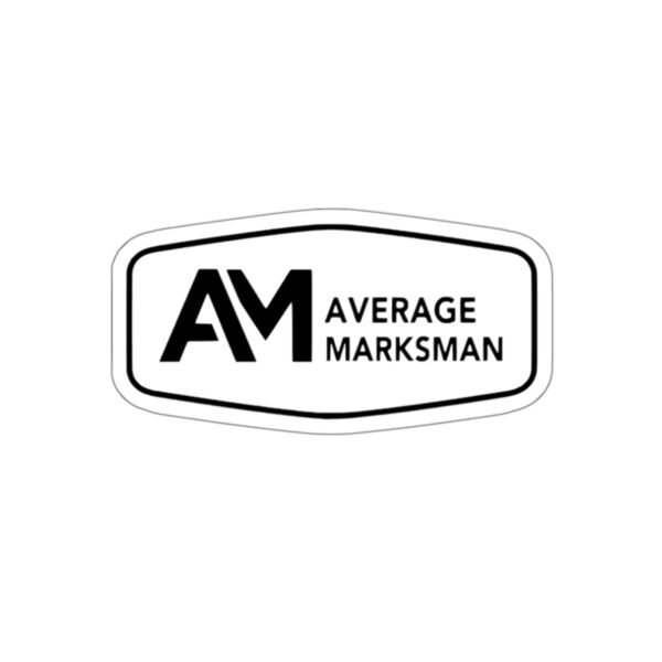Average Marksman Shield Logo Sticker
