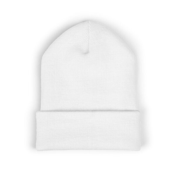 Black AM Logo Cuffed Beanie - Image 2